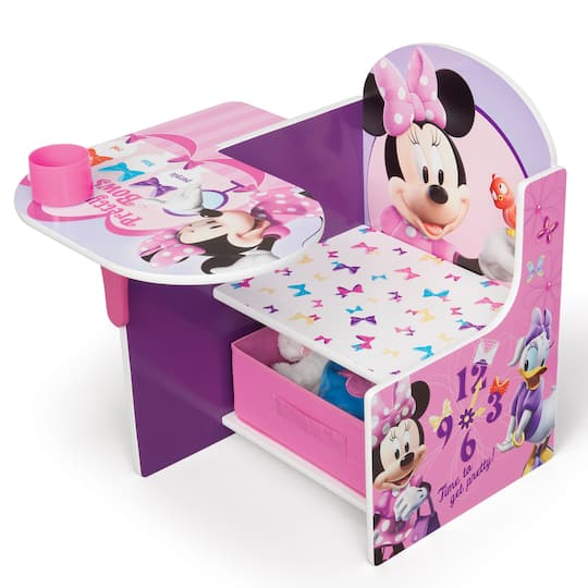 Disney® Minnie Mouse Chair Desk with Storage Bin